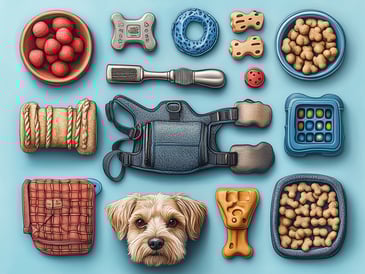 Explore essential grooming tools, walking gear, and enrichment toys every doodle owner needs. Make life easier with the best doodle products.